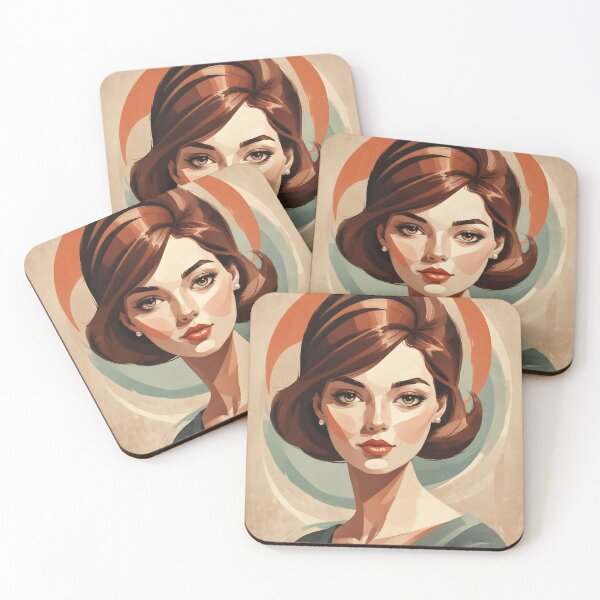 Item preview, Portrait of Julia - Fictional Femme designed and sold by ArtsyAlgorithms.