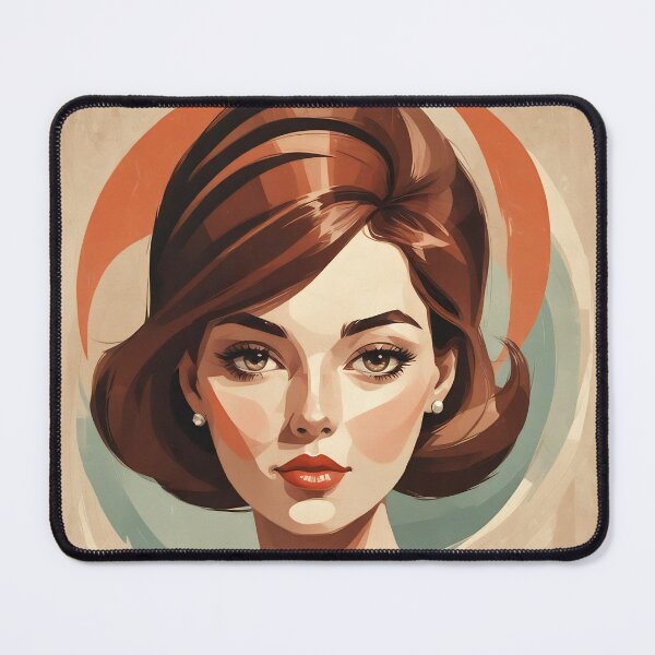 Item preview, Portrait of Julia - Fictional Femme designed and sold by ArtsyAlgorithms.