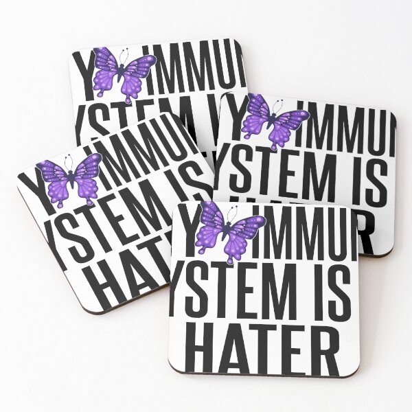 Item preview, MY IMMUNE SYSTEM IS A HATER - LUPUS WARRIOR designed and sold by DAVIDRC15.