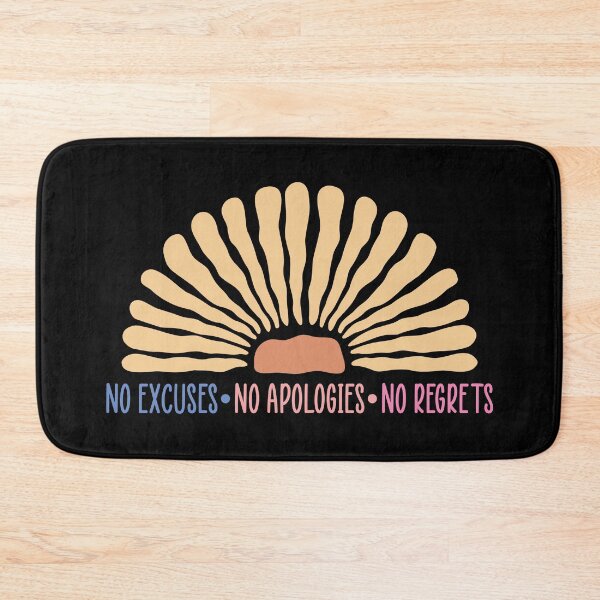 Item preview, Life Quote No Excuses, No Apologies, No Regrets designed and sold by bolimj.
