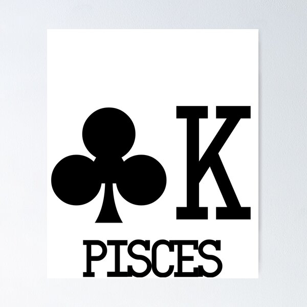 Item preview, King Card Pisces designed and sold by ZodiacSyndicate.