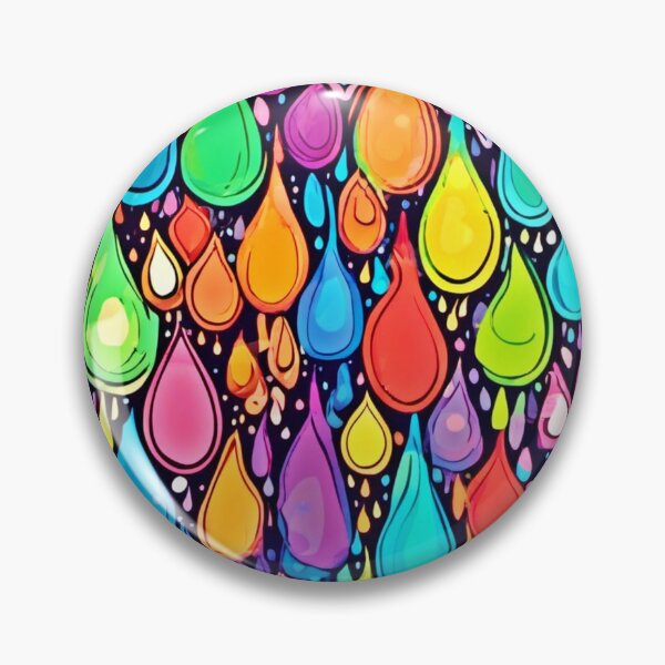 Item preview, Cartoonish Colorful Tears Pattern designed and sold by Health And Fitness Posts e-Store.