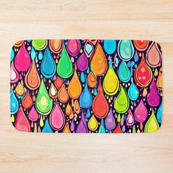 Item preview, Cartoonish Colorful Tears Pattern designed and sold by Health And Fitness Posts e-Store.