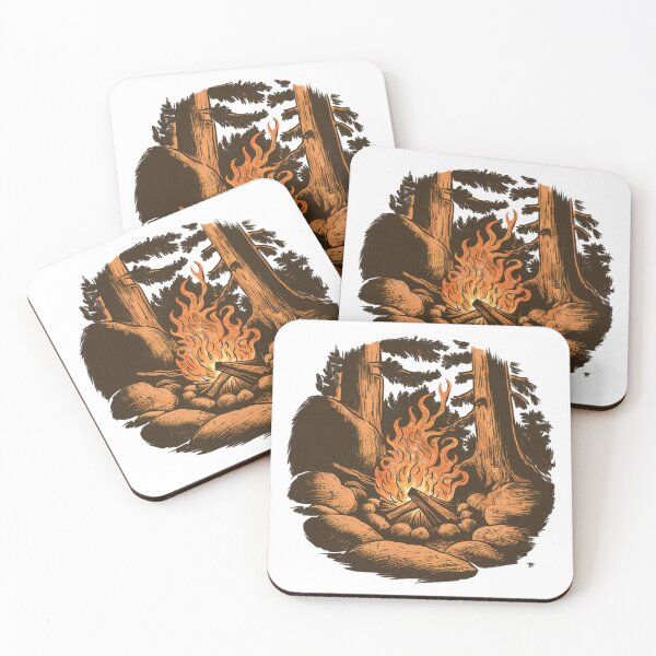 Item preview,  a cozy campfire - camping designed and sold by 123ks.