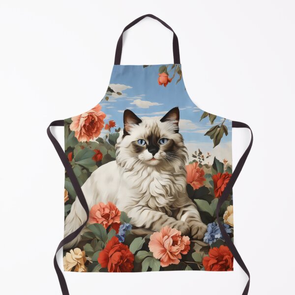 Item preview, Ragdoll cat inspired by Impressionism designed and sold by bloomandbark.