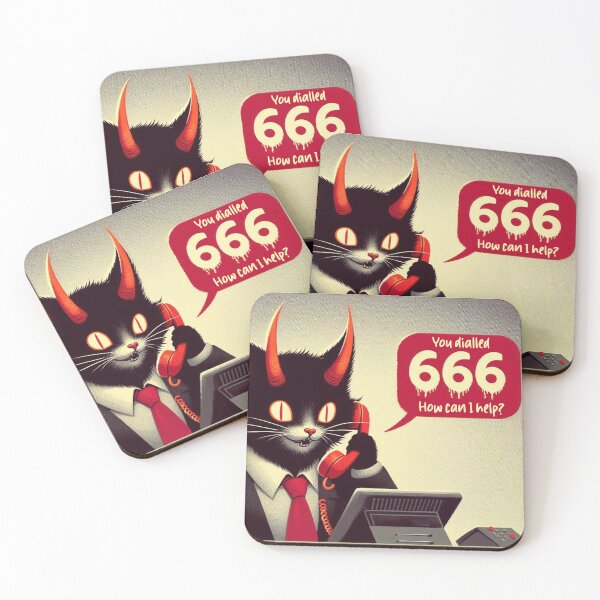 Item preview, 666 helpline designed and sold by Vkinsify.