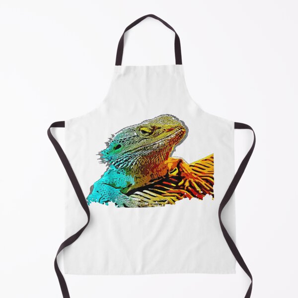 Aperçu de l'œuvre T-shirt Dragon barbu, lézard, Reptile, nouveauté drôle créée et vendue par DracoJester.