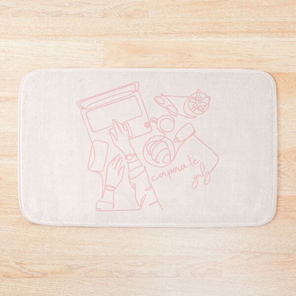 Item preview, Corporate Girly | Cute Pink Silhouette of Woman Workspace designed and sold by Kimochi-Shop.