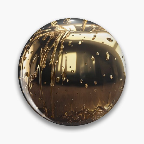 Item preview, Golden Apple with Drops designed and sold by Jasna Dragun.