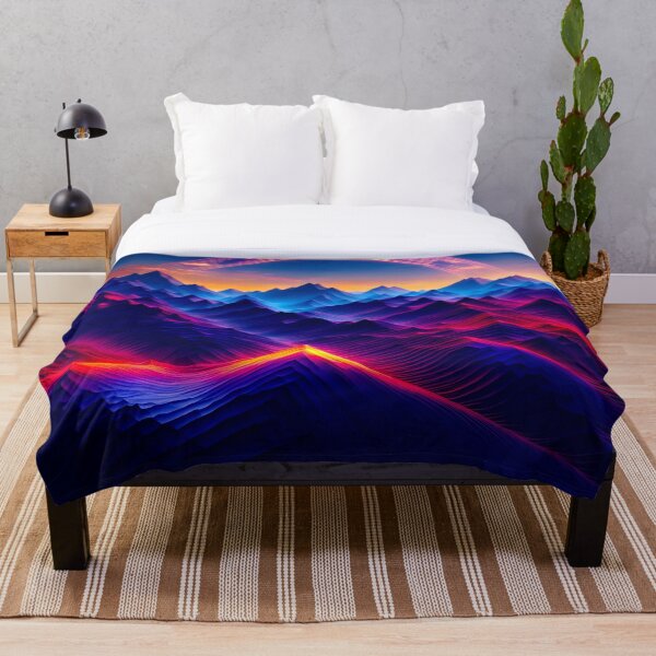 Item preview, LoFi Mountains, Synthwave Art designed and sold by Ink Art Design.