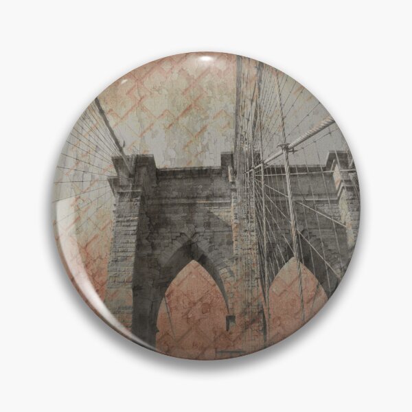 Item preview, Copper Grunge Brooklyn Bridge designed and sold by Diana377.