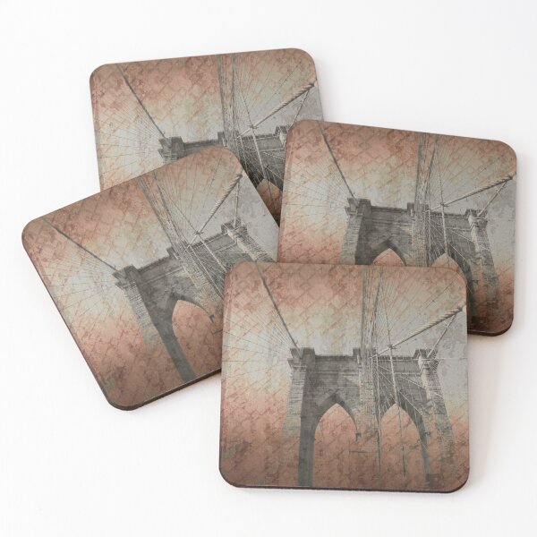 Item preview, Copper Grunge Brooklyn Bridge designed and sold by Diana377.