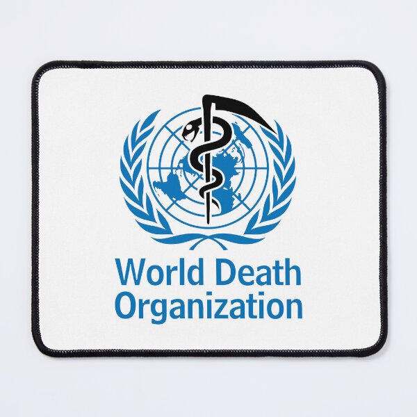 Item preview, World Death Organization (World Health Organization logo parody) II - light designed and sold by NouveauAge.