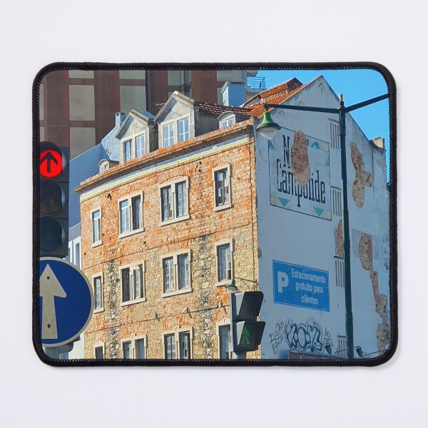 Item preview, Lisbon under renovation. Campolide designed and sold by Tereza Pilar Art.