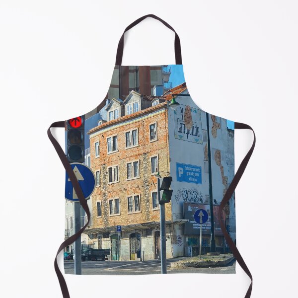 Item preview, Lisbon under renovation. Campolide designed and sold by Tereza Pilar Art.