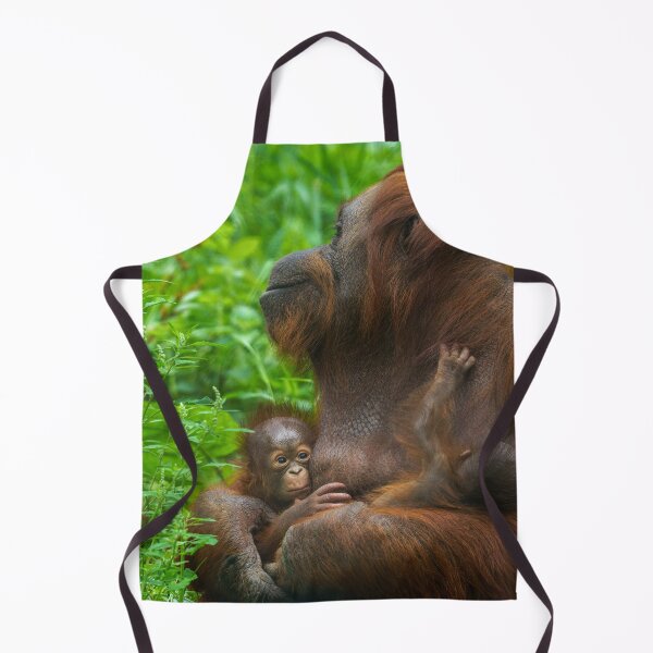 Item preview, Orangutan Mother and Babies designed and sold by rawshutterbug.