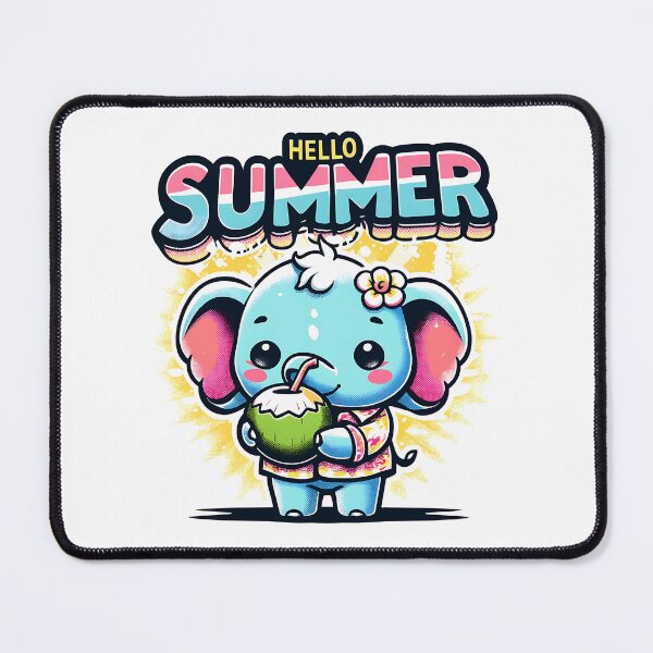 Item preview, Hello summer - Cute elephant designed and sold by Kidzz.