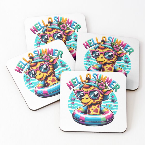 Item preview, Hello summer - Cute giraffe designed and sold by Kidzz.