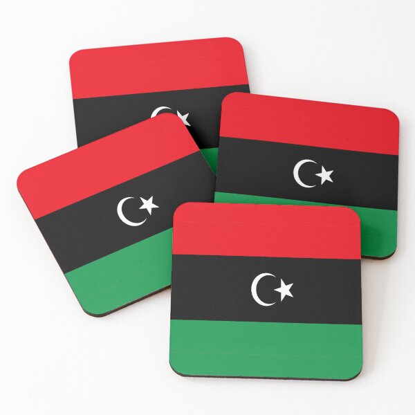 Item preview, The national flag of Libya in North Africa  designed and sold by Peter Etchells.
