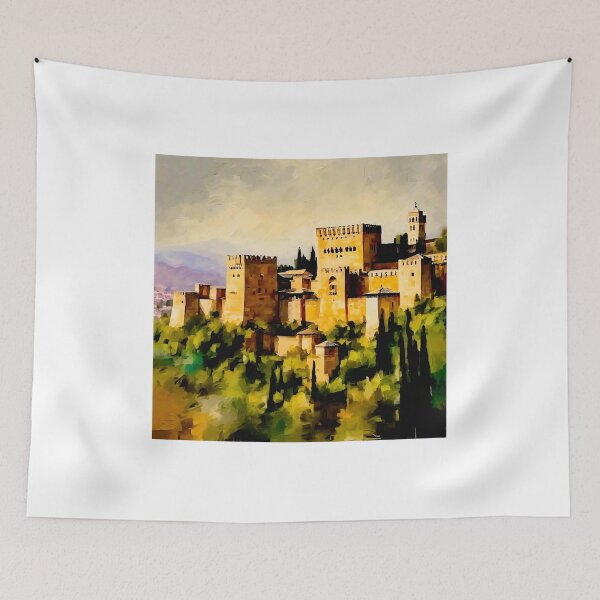 Item preview, Alhambra fortress designed and sold by Island Art Studios.