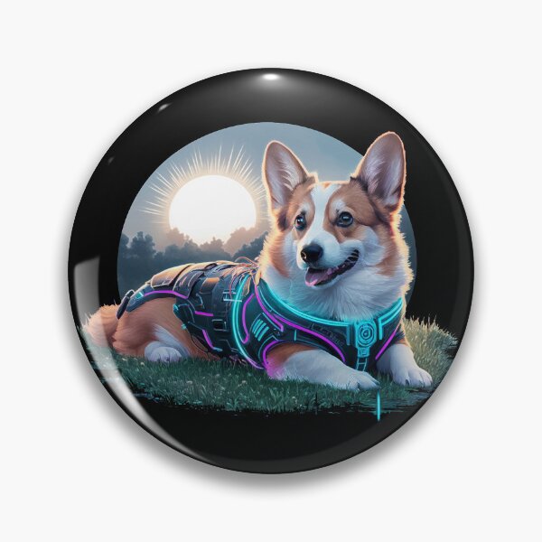 Item preview, Cyber Corgi on vacation designed and sold by sergeibz.