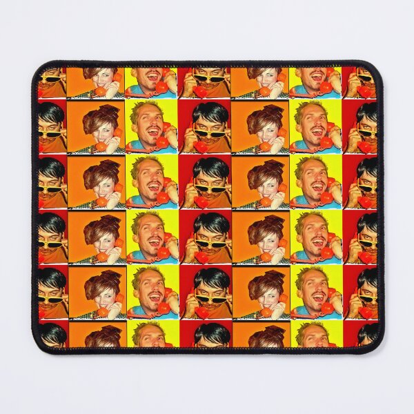 Item preview, Filtered photomontage in triptych kitsch portraits Pop art Seventies designed and sold by Carré Comme Orange.