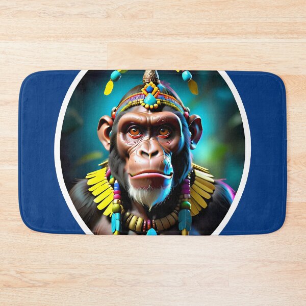 Item preview, Native Monkey Warrior Chief designed and sold by TheArtOfPat.