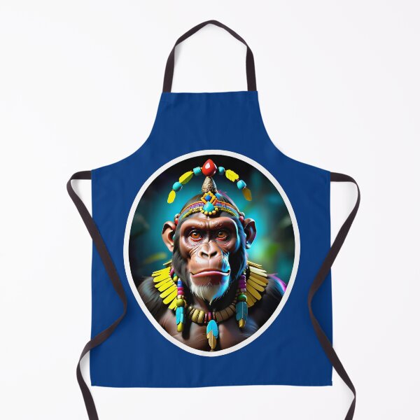 Item preview, Native Monkey Warrior Chief designed and sold by TheArtOfPat.