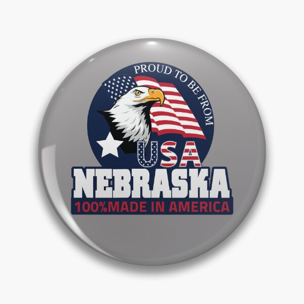 Item preview, Proud to be from America - state of NEBRASKA - USA designed and sold by LareTash.