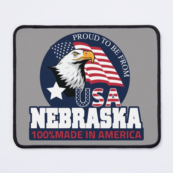 Item preview, Proud to be from America - state of NEBRASKA - USA designed and sold by LareTash.