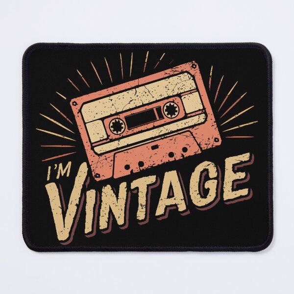 Item preview, I'm Vintage Cassette Tape designed and sold by Quirky Shirts.