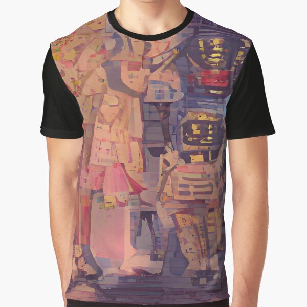Vista previa del artículo con la obra «robotz», diseñado y vendido por BlnkStudio.