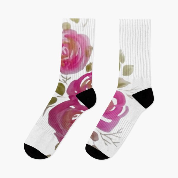 Item preview, four rose flowers and leaves designed and sold by Nature  Nblossom.