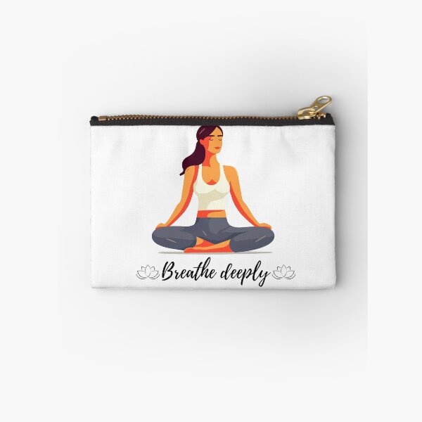 Item preview, Breathe Deeply : Yoga Quote - Inspirational Meditation Wall Art designed and sold by Moh-nd-Eg.