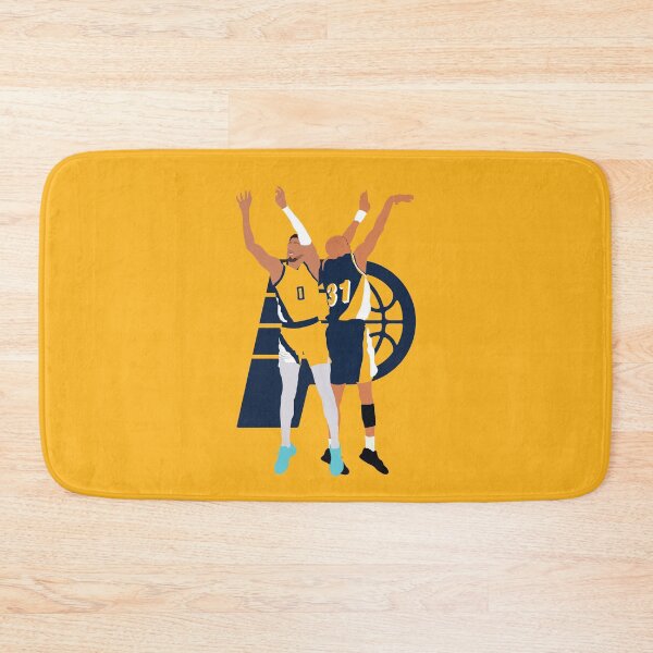 Item preview, Tyrese Haliburton & Reggie Miller Indiana Pacers vs Knicks Collage designed and sold by Jackshun.