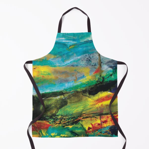Item preview, Eagles flight abstract painting expressive landscape designed and sold by MercuryUrchin.