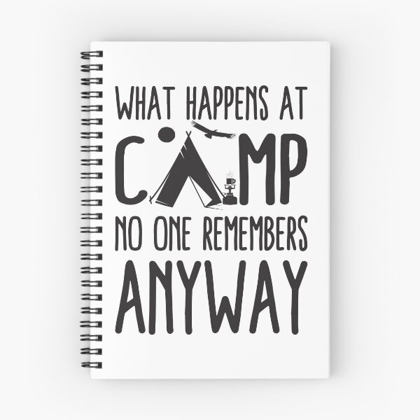 Item preview, What Happens at Camp Stays at Camp designed and sold by peaktee.