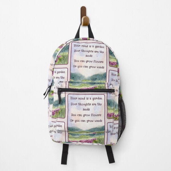 Item preview, Your Mind Is A Garden. Serene Garden Scene Poem designed and sold by Rebel-Design.