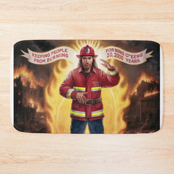 Item preview, Jesus The Original Firefighter Kepping People From Burning For More Than 2000 Years designed and sold by Obinne.