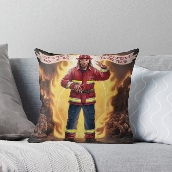 Item preview, Jesus The Original Firefighter Kepping People From Burning For More Than 2000 Years designed and sold by Obinne.