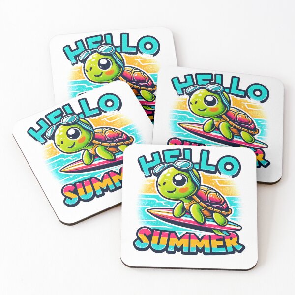 Item preview, Hello summer - Cute turtle designed and sold by Kidzz.