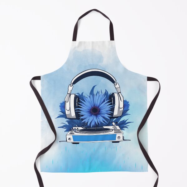 Item preview, Blue Cornflower DJ lovers designed and sold by Yeyishop.
