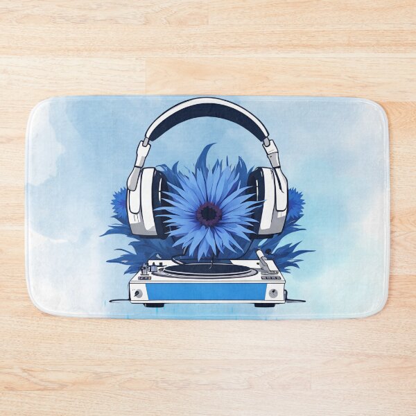 Item preview, Blue Cornflower DJ lovers designed and sold by Yeyishop.