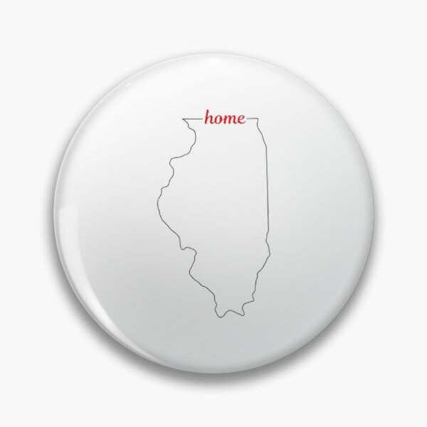 Item preview, Illinois State Outline Home designed and sold by US States Merch.