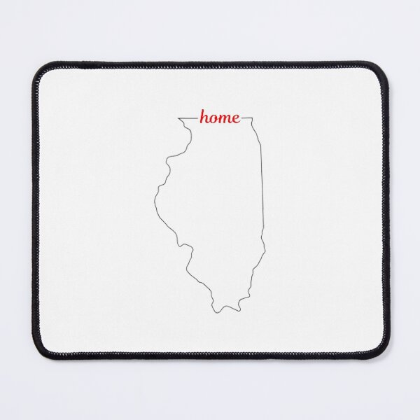 Item preview, Illinois State Outline Home designed and sold by US States Merch.