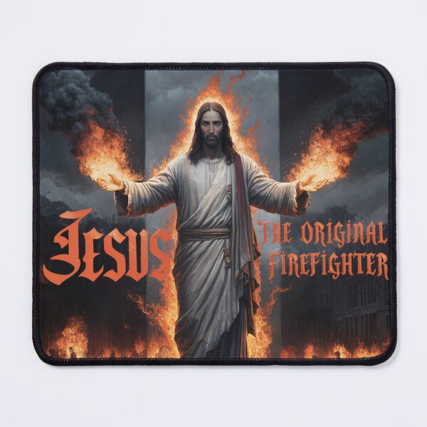 Item preview, Jesus The Original Firefighter Kepping People From Burning For More Than 2000 Years designed and sold by Obinne.
