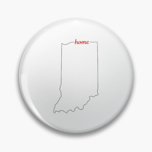 Item preview, Indiana State Outline Home designed and sold by US States Merch.