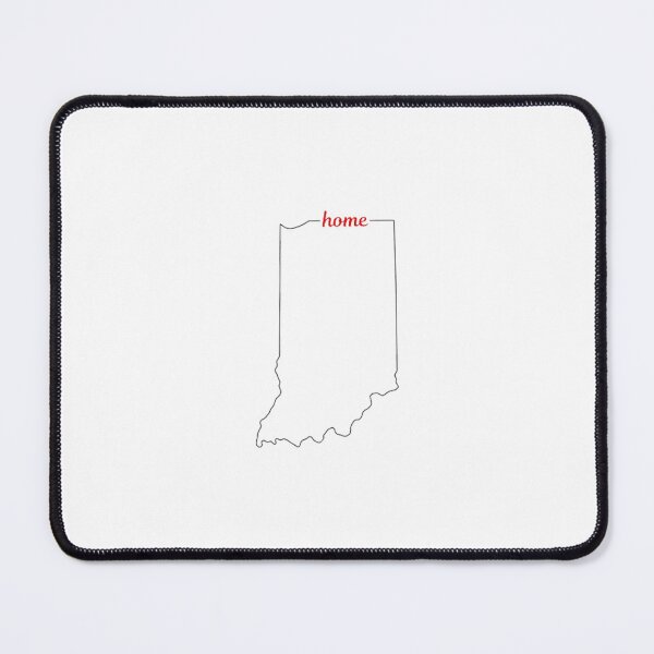 Item preview, Indiana State Outline Home designed and sold by US States Merch.
