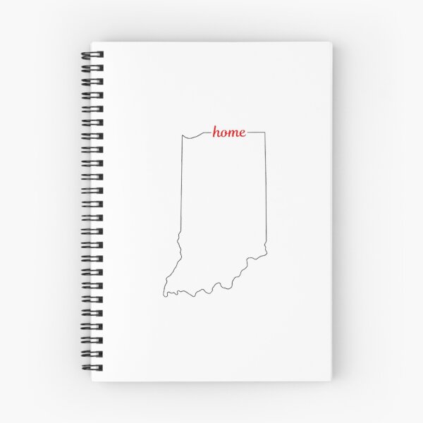 Item preview, Indiana State Outline Home designed and sold by US States Merch.