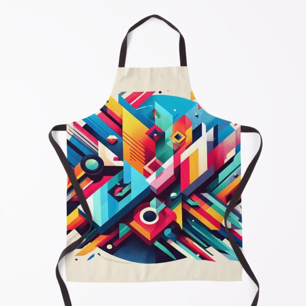 Item preview, Colorful and eye-catching abstract geometric design designed and sold by cj-digital.